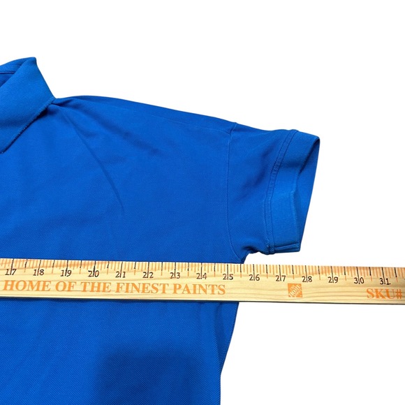 Tuckeruck Polo Shirt Dress Mini‎ Short Sleeve Blue Cotton Pique - Picture 4 of 8